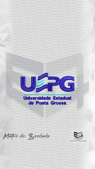 Matriz de Bordado Uepg Universidade Estadual de Ponta Grossa