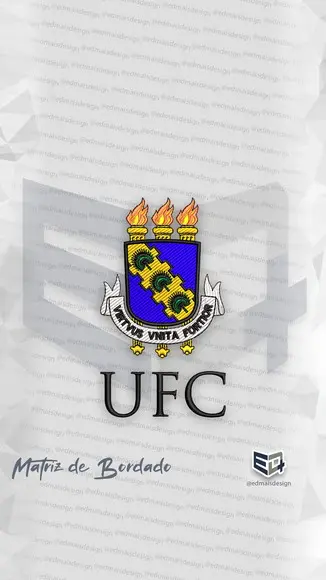Matriz de Bordado Ufc Universidade Federal do Ceará