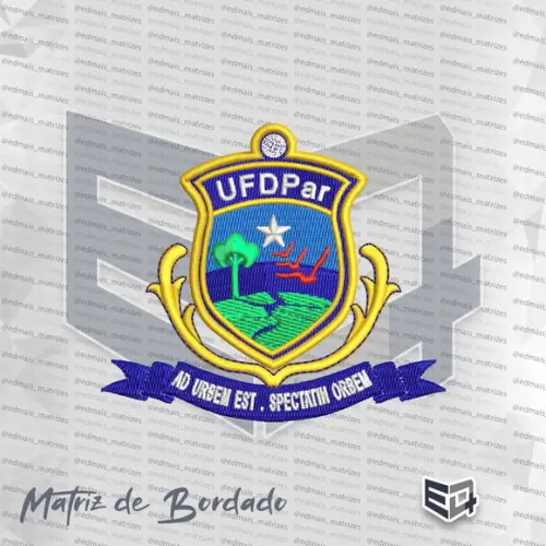 Matriz de Bordado Ufdpar - Univ. Fed. do Delta do Parnaíba