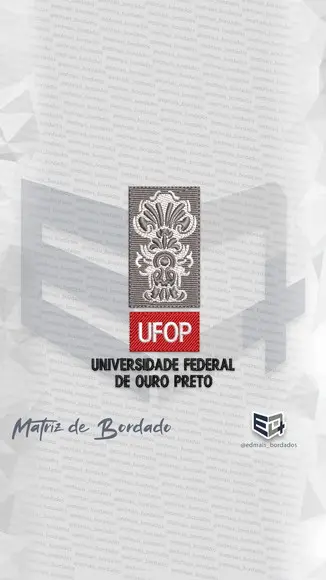 Matriz de Bordado Ufob - Universidade Federal de Ouro Preto