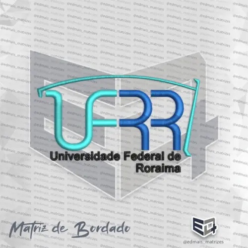 Matriz de Bordado Ufrr Universidade Federal de Roraima Logo