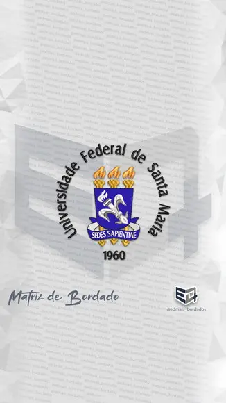 Matriz de Bordado Ufsm Universidade Federal de Santa Maria