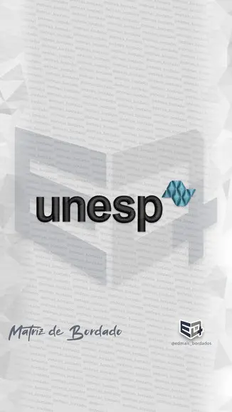 Matriz de Bordado Unesp Logo Horizontal