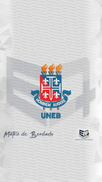 Matriz de Bordado Uneb - Universidade do Estado da Bahia