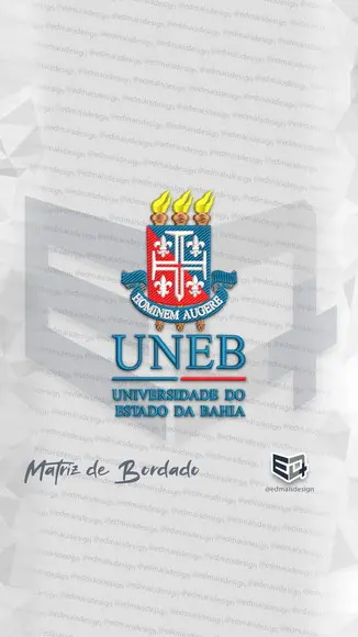 Matriz de Bordado Uneb Universidade Estado da Bahia