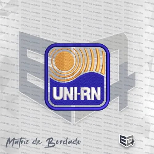 Matriz de Bordado Uni-rn Centro Universitário Rn