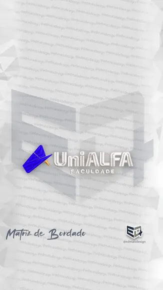 Matriz de Bordado Unialfa Logo