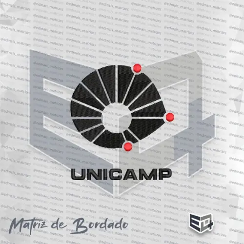 Matriz de Bordado Unicamp -universidade Estadual de Campinas