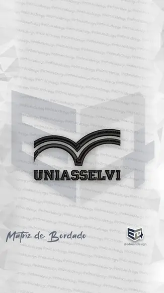 Matriz de Bordado Uniasselvi Logo