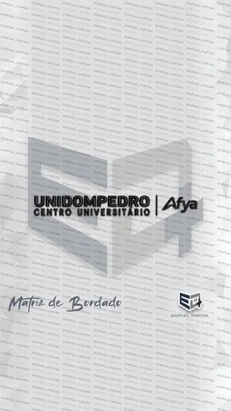 Matriz de Bordado Unidompedro Centro Universitário Afya