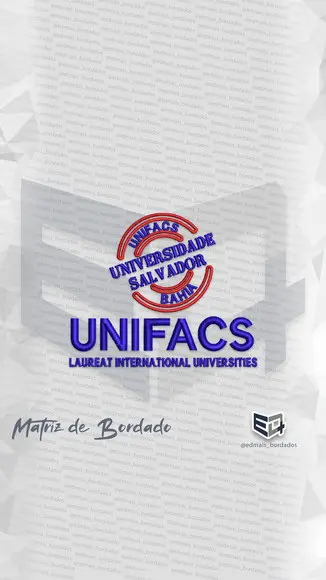Matriz de Bordado Unifacs - Universidade Salvador
