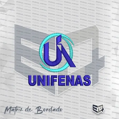 Matriz de Bordado Unifenas Universidade José do Rosário Vell