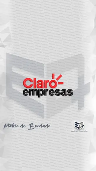 Matriz de Bordado Uniforme Claro Empresas
