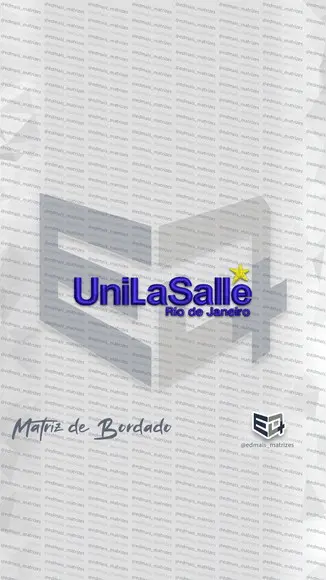 Matriz de Bordado Unilasalle Rio de Janeiro