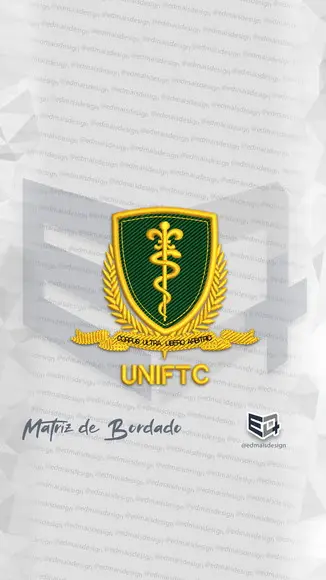 Matriz de Bordado Uniftc Brasão