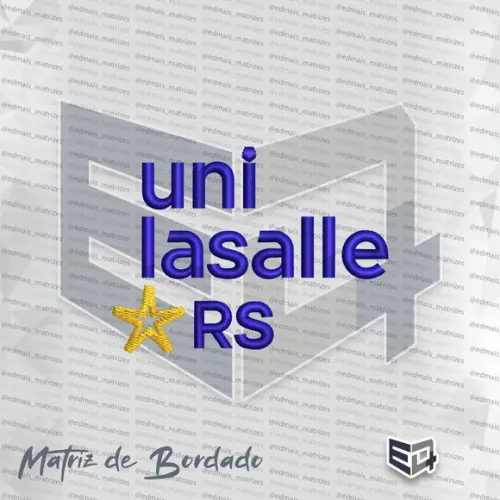 Matriz de Bordado Unilasalle Rs