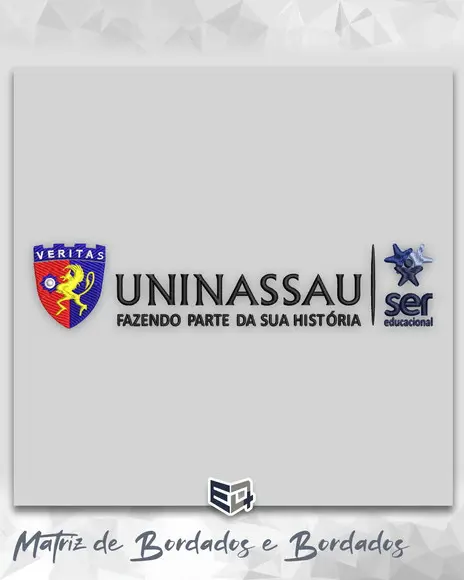 Matriz de Bordado Uninassau Veritas Ser Educacional