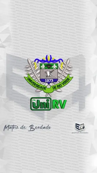 Matriz de Bordado Unirv Universidade de Rio Verde