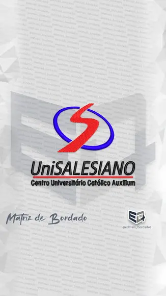 Matriz de Bordado Unisalesiano Católico Auxilium