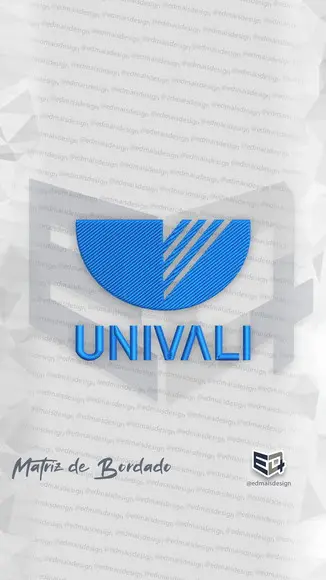 Matriz de Bordado Univali Fundação