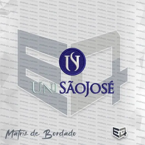 Matriz de Bordado Unisãojosé - Centro Universitário Vertical