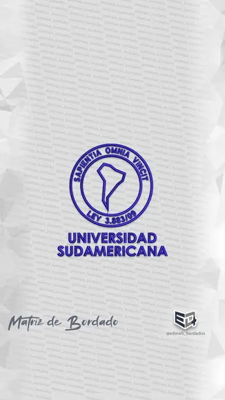 Matriz de Bordado Universidad Sudamericana