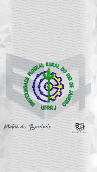Matriz de Bordado Univer. Federal Rural do Rio de Janeiro