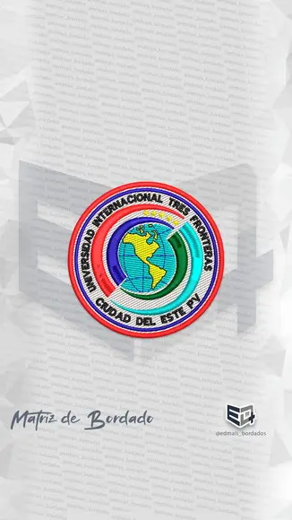 Matriz de Bordado Universidad Internacional Três Fronteiras