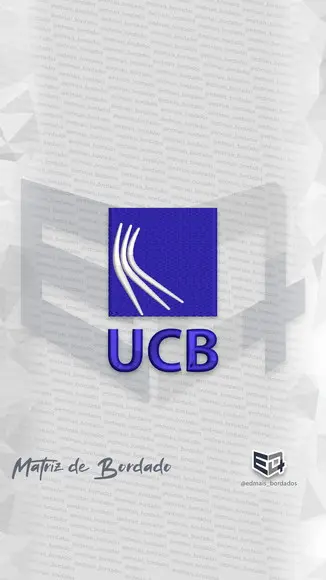 Matriz de Bordado Universidade Católica de Brasilia Ucb