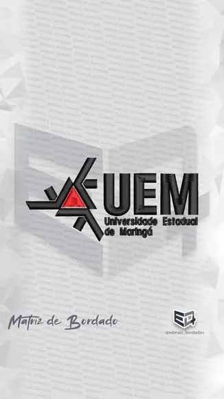 Matriz de Bordado Universidade Estadual do Maringá - Uem