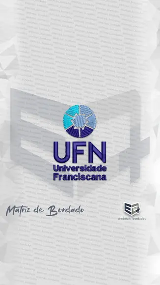 Matriz de Bordado Universidade Franciscana - Ufn