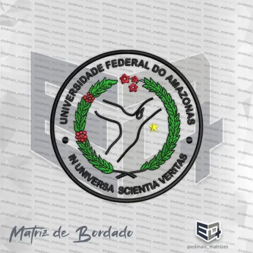 Matriz de Bordado Universidade Federal do Amazonas