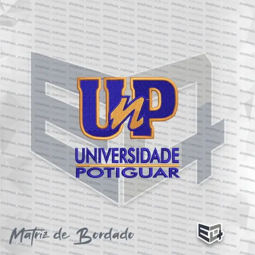 Matriz de Bordado Unp - Universidade Potiguar