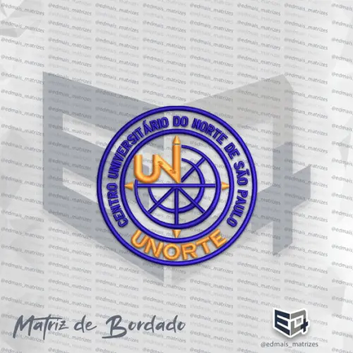 Matriz de Bordado Unorte Centro Universitário