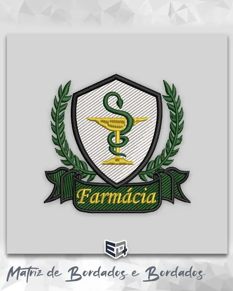 Matriz Patch Farmácia Simbolo Jaleco