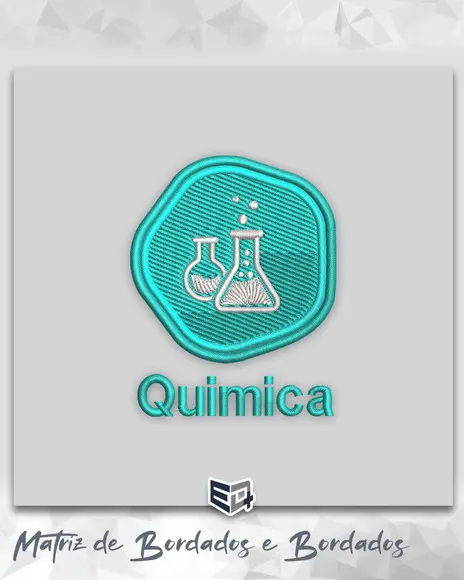 Matriz Quimica Profissão Jaleco Logo