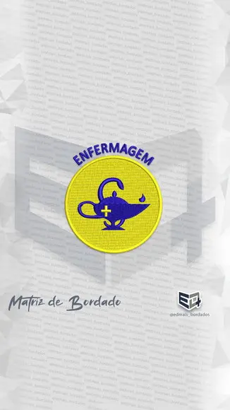 Matrizes de Bordado Uninter Enfermagem Padrão