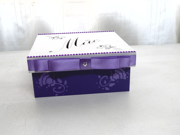 Caixa para o Dia das Mães Violeta N° 625
