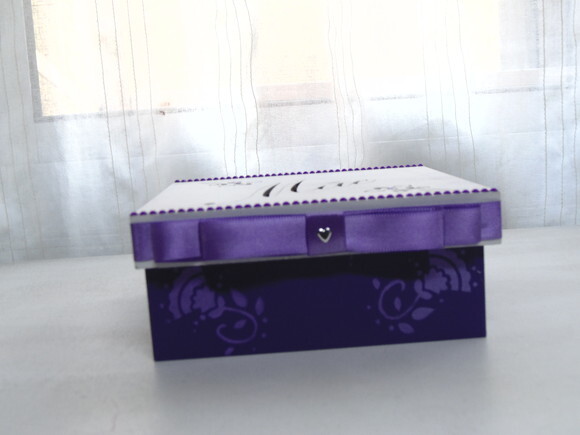 Caixa para o Dia das Mães Violeta N° 625