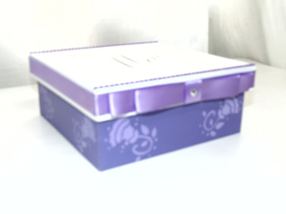 Caixa para o Dia das Mães Violeta N° 625