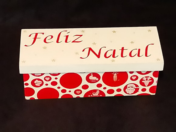 Caixa para Vinho de Natal N° 818-2