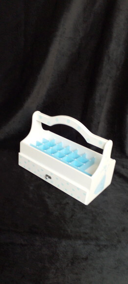 Cesta de Esmalte Azul N°924