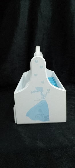 Cesta de Esmalte Azul N°924
