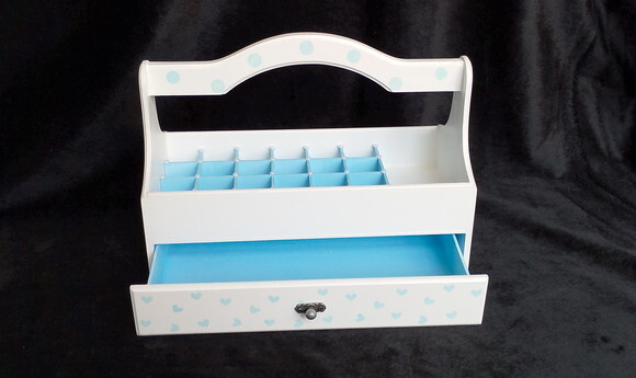 Cesta de Esmalte Azul N°924