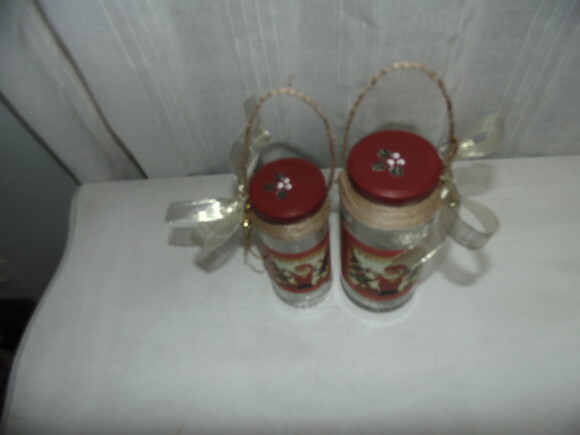 Cesta de Vidro Papai Noel Feliz Natal N° 694