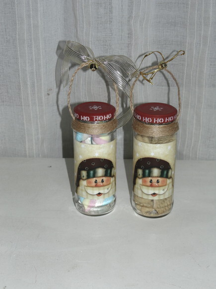 Cesta de Vidro Papai Noel N° 692