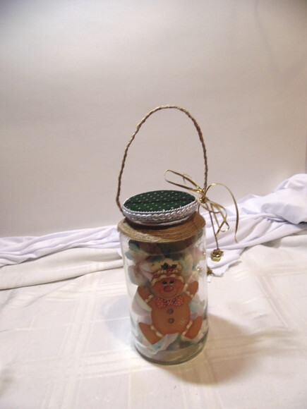 Conjunto Biscoito de Natal de Cesta de Vidro N° 600