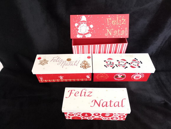 Kit de Caixas para Vinho de Natal N° 818