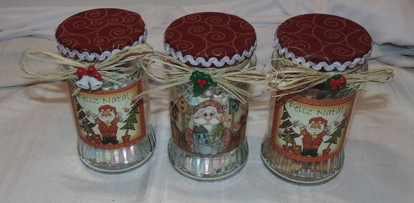 Kit Trio de Vidro do Papai Noel N° 601