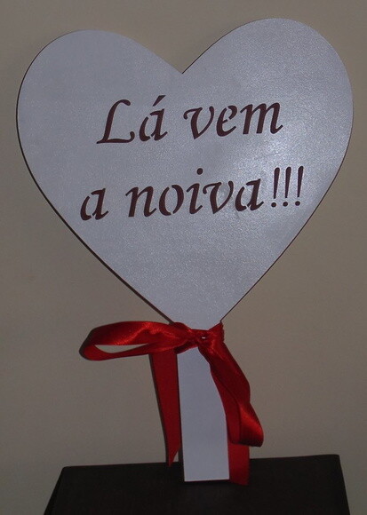 Placa Lá vem a noiva n° 258